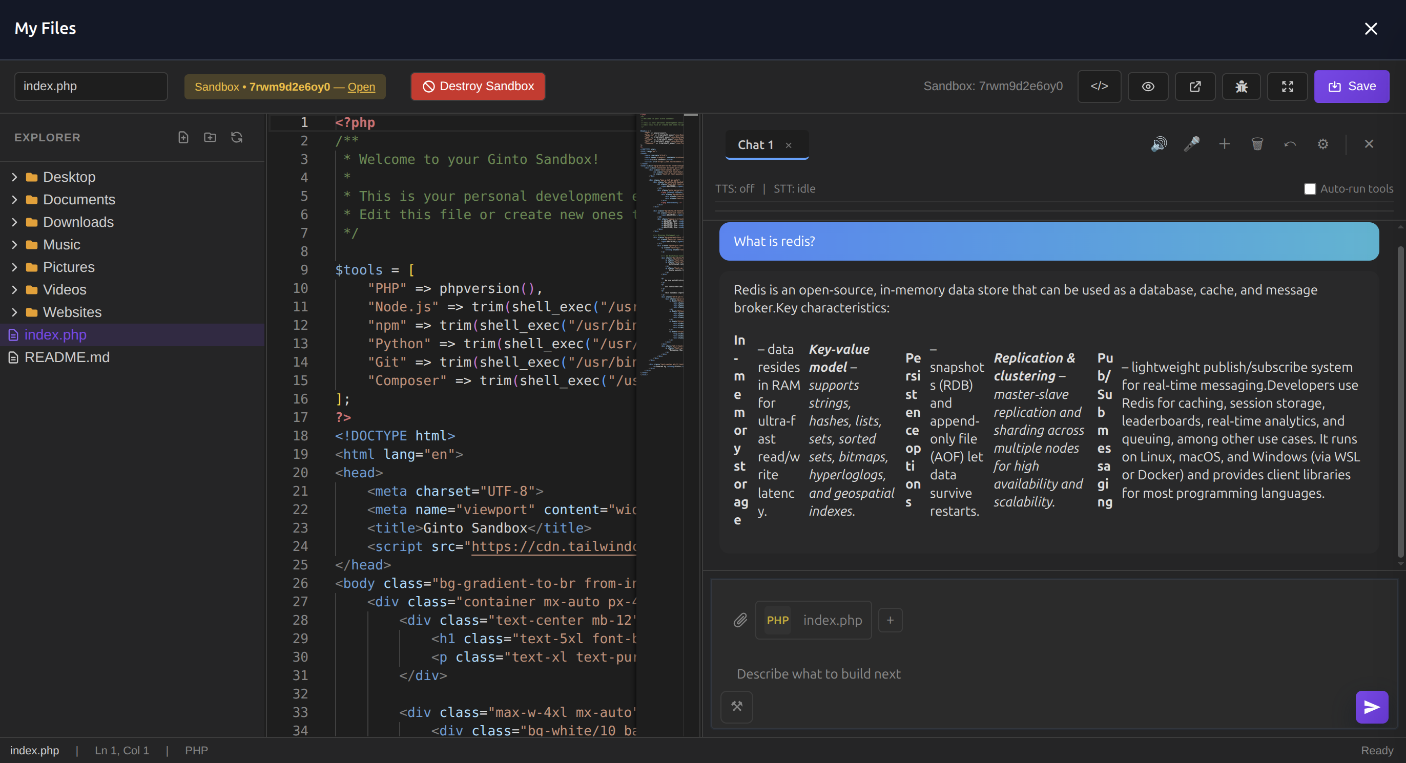 Ginto Redis Architecture